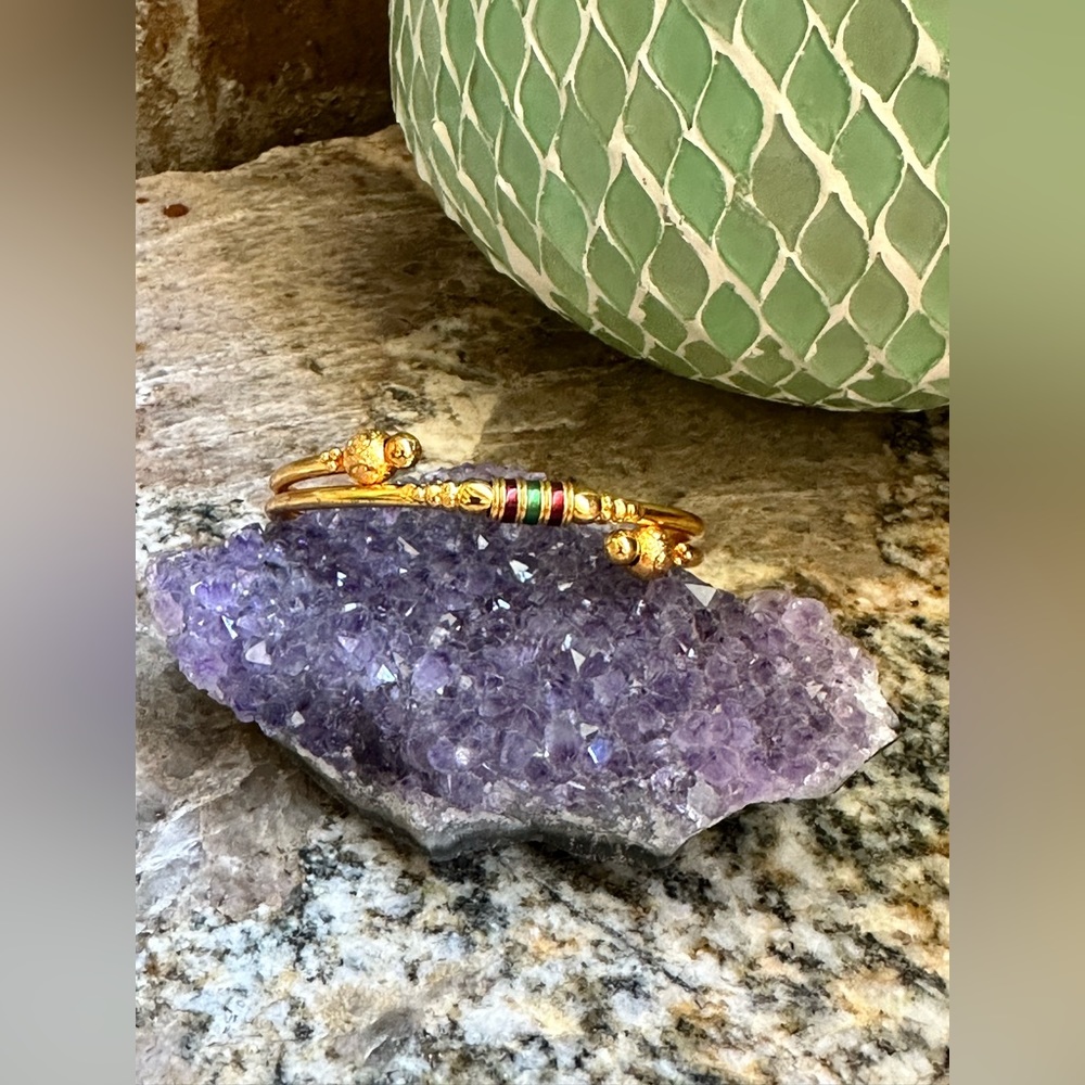 Gold Indian Bangle Bracelet